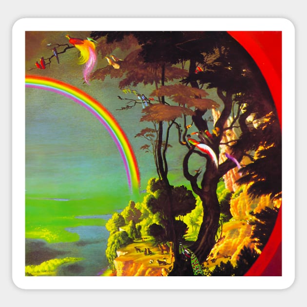 The Rainbow Goblins Album Cover - Masayoshi Takanaka Sticker by ArcaNexus